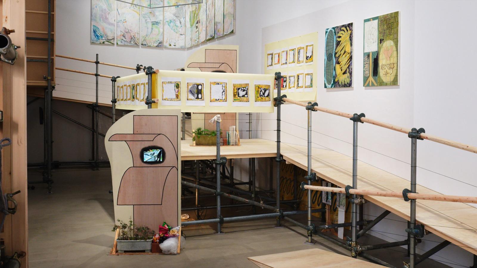 Installation view at BUG School 2024 : Feeling Cities with Wild Sense, BUG art center Photo by Yamamoto Kohei